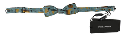 Dolce & Gabbana Elegant Mint Green Jazz Club Silk Bow Tie - Masuh best bargains 