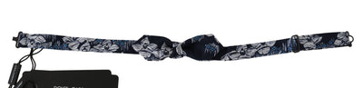 Dolce & Gabbana Elegant Navy Silk Bow Tie - Masuh best bargains 