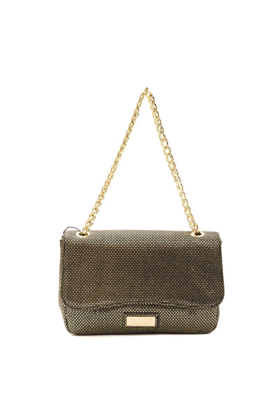 Pompei Donatella Black Leather Women Crossbody Bag - Masuh best bargains 