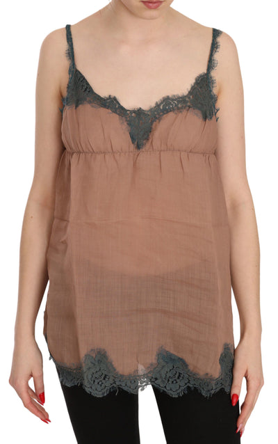 PINK MEMORIES Elegant Spaghetti Strap Lace Top - Masuh best bargains 