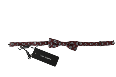 Dolce & Gabbana Elegant Bordeaux Silk Bow Tie - Masuh best bargains 