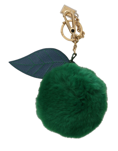 Dolce & Gabbana Elegant Tricolor Fur Ball Keychain - Masuh best bargains 
