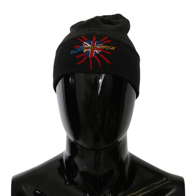 Dolce & Gabbana Chic Gray Beanie with Exclusive Embroidery - Masuh best bargains 