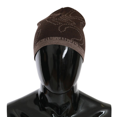 Costume National Chic Two-Tone Wool Blend Beanie - Masuh best bargains 