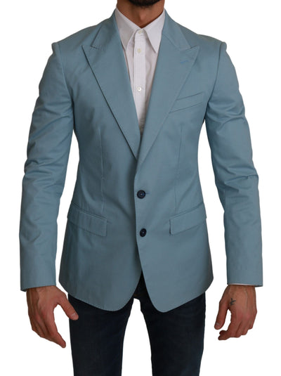 Dolce & Gabbana Elegant Blue Fantasy Pattern Blazer - Masuh best bargains 