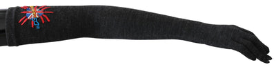 Dolce & Gabbana Elegant Elbow Length Woolen Gloves - Masuh best bargains 