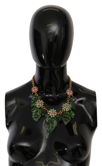Dolce & Gabbana Elegant Floral Sicily Charm Necklace - Masuh best bargains 