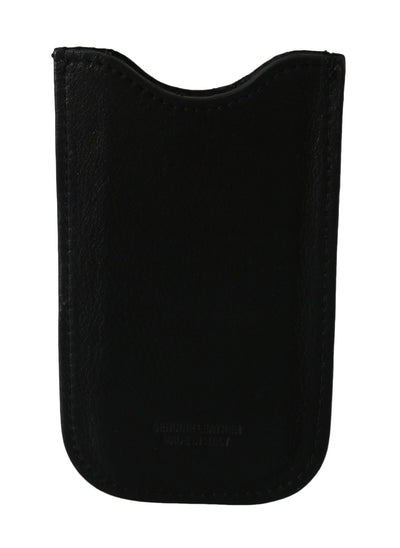 John Galliano Elegant Black Genuine Leather Men's Wallet - Masuh best bargains 