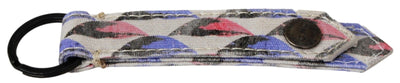 Costume National Chic Tri-Color Keychain Accessory - Masuh best bargains 