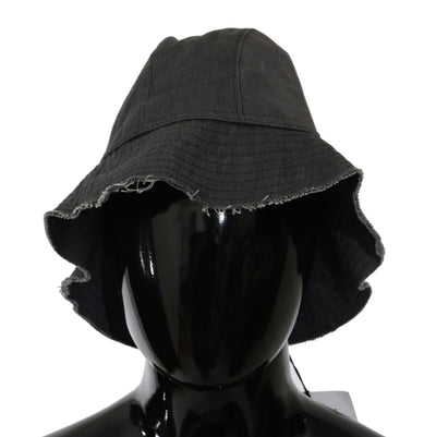 Costume National Chic Black Bucket Hat - Timeless Accessory - Masuh best bargains 