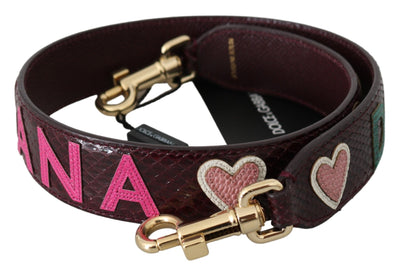 Dolce & Gabbana Exquisite Bordeaux Shoulder Strap Accessory - Masuh best bargains 