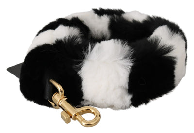 Dolce & Gabbana Elegant Fur Shoulder Strap Accessory - Masuh best bargains 