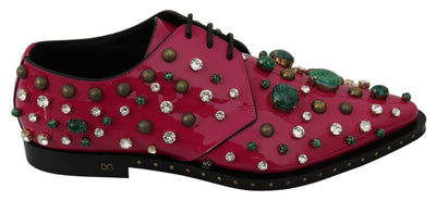 Dolce & Gabbana Fuchsia Pink Crystal Patent Flats - Masuh best bargains 