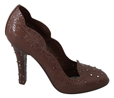 Dolce & Gabbana Elegant Crystal-Embellished Cinderella Pumps - Masuh best bargains 