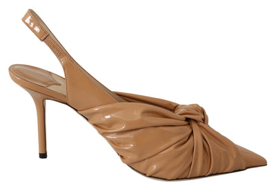 Jimmy Choo Elegant Pointed Toe Leather Pumps - Masuh best bargains 