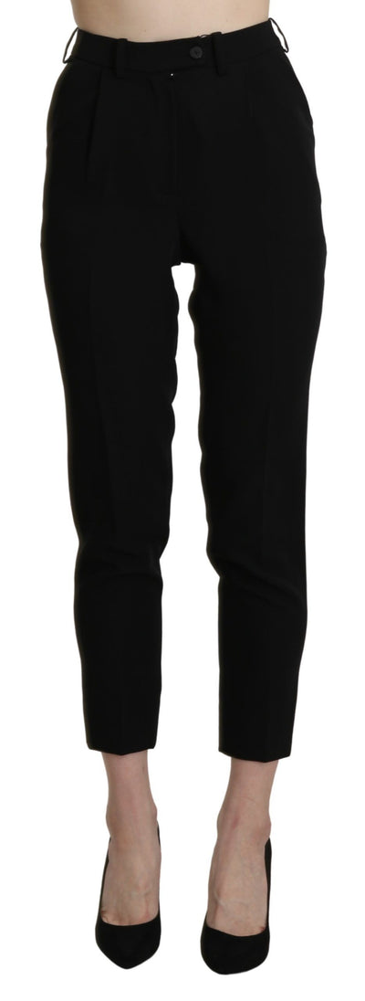 BENCIVENGA Chic High Waist Skinny Cropped Trousers - Masuh best bargains 