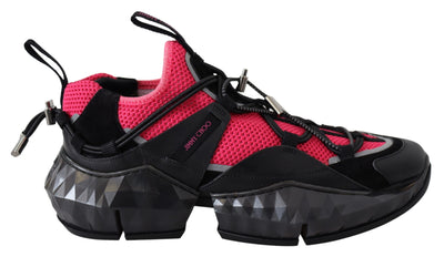 Jimmy Choo Electric Elegance Leather Mesh Sneakers - Masuh best bargains 