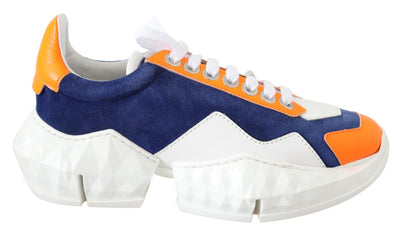 Jimmy Choo Electric Elegance Leather Mix Sneakers - Masuh best bargains 