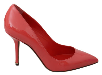 Dolce & Gabbana Elegant Dark Pink Patent Leather Pumps - Masuh best bargains 