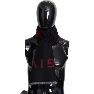 Givenchy Elegant Unisex Wool Silk Blend Scarf - Masuh best bargains 
