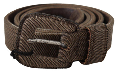 Costume National Elegant Brown Leather Waist Belt - Masuh best bargains 