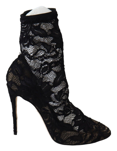 Dolce & Gabbana Black Lace Taormina Pumps Elegance Unleashed - Masuh best bargains 