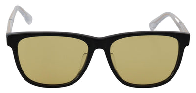 Diesel Chic Black Acetate Sunglasses with Yellow Lenses - Masuh best bargains 