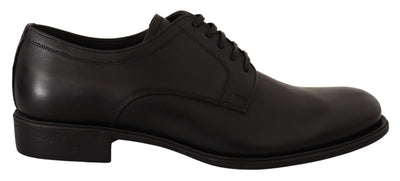 Dolce & Gabbana Elegant Black Derby Formal Shoes - Masuh best bargains 