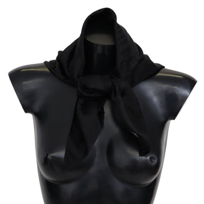 Missoni Elegant Black Wool Scarf with Logo Embroidery - Masuh best bargains 