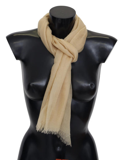 Missoni Elegant Cashmere Scarf in Beige - Masuh best bargains 