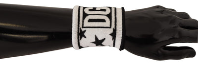 Dolce & Gabbana Elegant Monochrome Wool Wristband Set - Masuh best bargains 