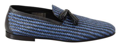 Dolce & Gabbana Elegant Woven Leather Loafers - Masuh best bargains 