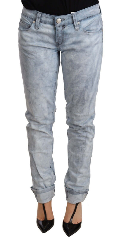 Acht Chic Light Blue Push Up Denim Jeans - Masuh best bargains 