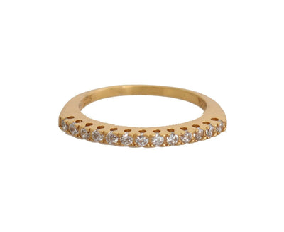 Nialaya Gleaming CZ Crystal Gold-Plated Ring - Masuh best bargains 
