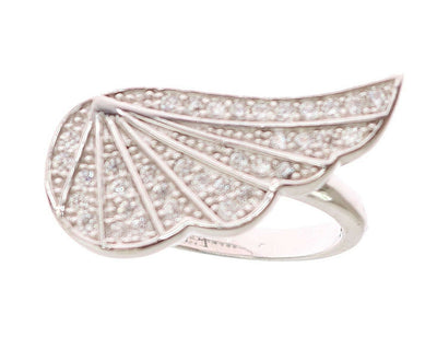 Nialaya Elegant Sterling Silver CZ Crystal Ring - Masuh best bargains 