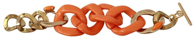 Ermanno Scervino Orange Statement Bracelet - Masuh best bargains 