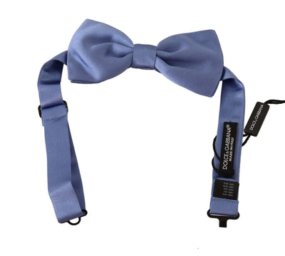 Dolce & Gabbana Elegant Purple Silk Bow Tie - Masuh best bargains 