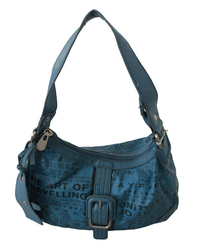 WAYFARER Chic Blue Fabric Shoulder Bag - Perfect for Everyday Elegance - Masuh best bargains 