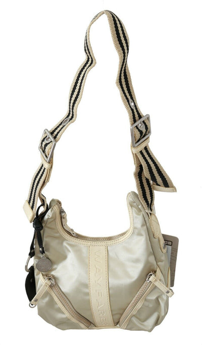 WAYFARER Chic White Fabric Shoulder Bag - Perfect for Any Occasion - Masuh best bargains 