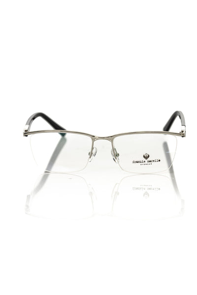 Frankie Morello Black Metallic Unisex Frame - Masuh best bargains 