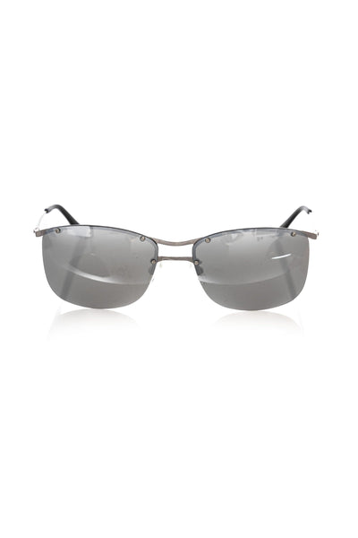 Frankie Morello Silver Metallic Men Sunglass - Masuh best bargains 