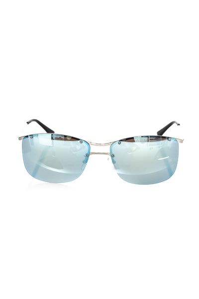 Frankie Morello Silver Metallic Men's Sunglass - Masuh best bargains 