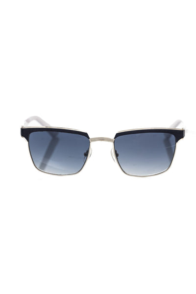 Frankie Morello Black Metallic Men Sunglass - Masuh best bargains 