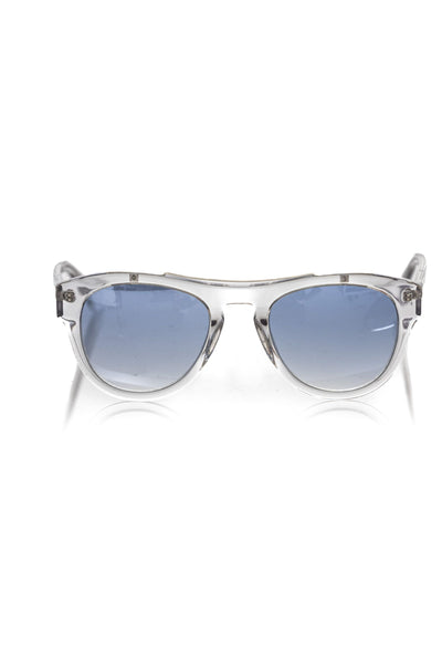 Frankie Morello White Acetate Men Sunglass - Masuh best bargains 