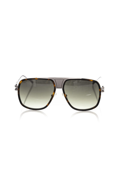 Frankie Morello Brown Metallic Fiber Men Sunglass - Masuh best bargains 