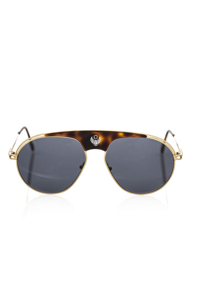 Frankie Morello Brown Metallic Sunglass for Men - Masuh best bargains 