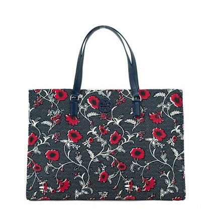 Tory Burch Medium Nylon Retro Batik Print Shoulder Tote Handbag - Masuh best bargains 