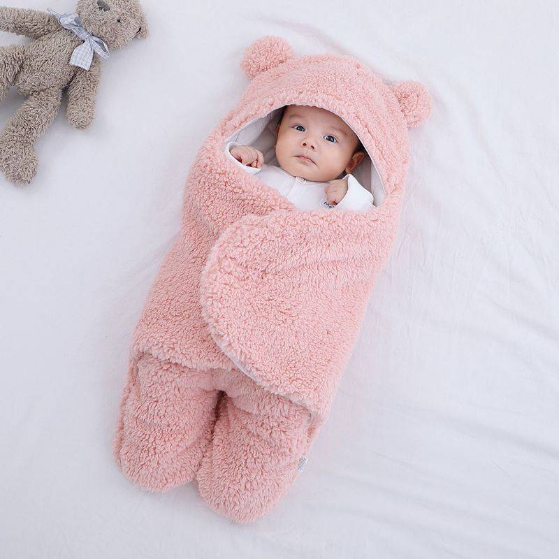 Baby Sleeping Bag Envelope for Newborn Baby Winter Swaddle Blanket - Masuh best bargains 