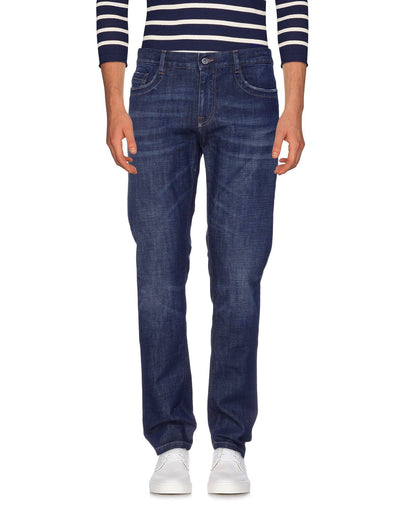 Bikkembergs Blue Cotton Men Jean - Masuh best bargains 