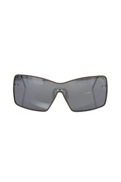 Frankie Morello Black Metallic Women Sunglass - Masuh best bargains 